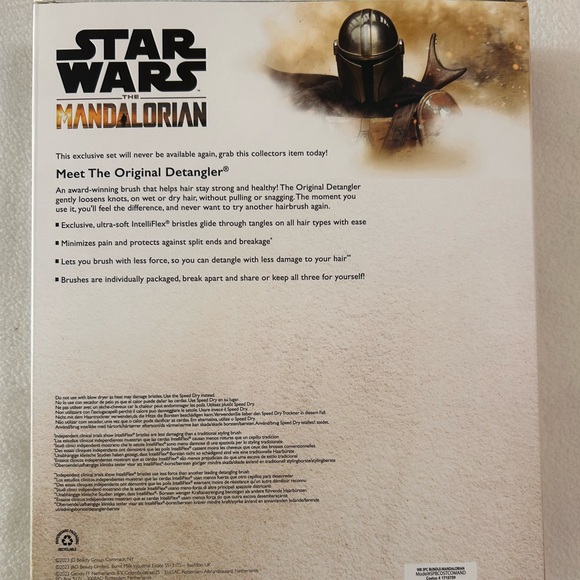 LIMITED EDITION STAR WARS Mandalorian 3-Piece Kit Wet Brush - Picture 7 of 8